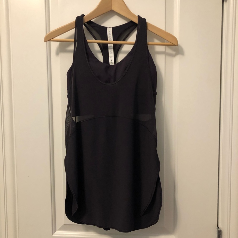 NWOT Purple Lululemon Tank with Built-in Bra